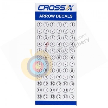 Cross X numéros pour flèche