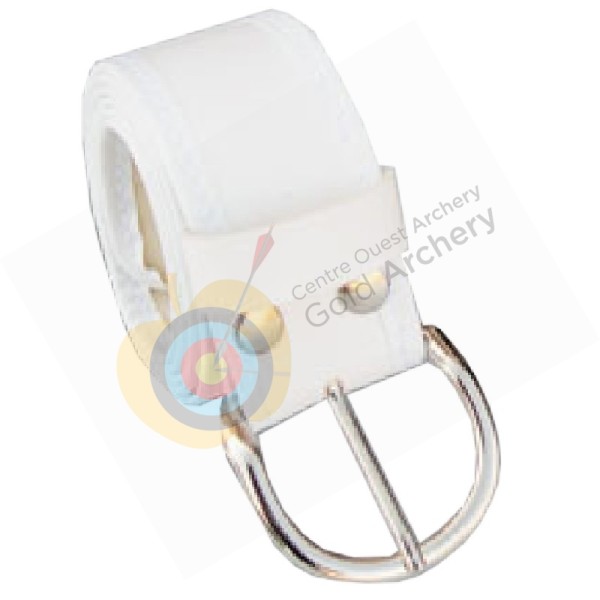 Gompy ceinture cuir blanc