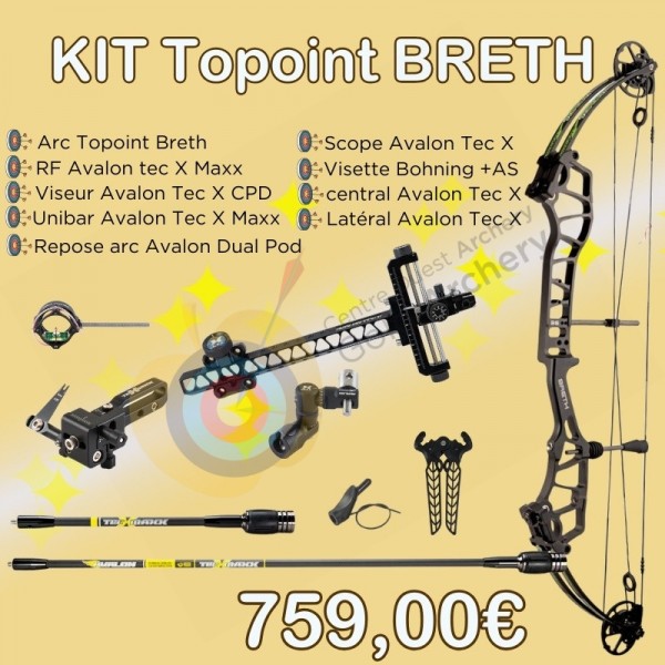 Kit arc à poulie Topoint Breth