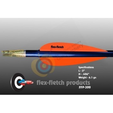 Flex-Fletch plumes plastique  FFP300